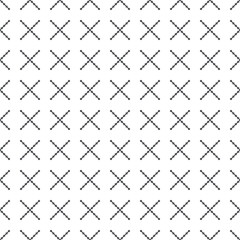 Vector seamless pattern EPS. Modern stylish texture SVG. Geometric striped ornament. Monochrome linear braids. Black and White Pattern