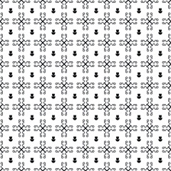 Vector seamless Tulip pattern EPS. Modern stylish texture SVG. Geometric striped ornament. Monochrome linear braids. Black and White Tulip Pattern