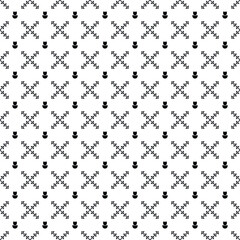 Vector seamless Tulip pattern EPS. Modern stylish texture SVG. Geometric striped ornament. Monochrome linear braids. Black and White Tulip Pattern