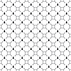Vector seamless Tree pattern EPS. Modern stylish texture SVG. Geometric striped ornament. Monochrome linear braids. Black and White  Tree Pattern