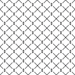 Vector seamless dreamcatcher pattern EPS. Modern stylish texture SVG. Geometric striped ornament. Monochrome linear braids. Black and White dreamcatcher Pattern