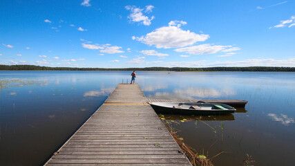 Lac Lilaste en Lettonie - Lilastes ezers	