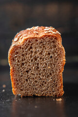 bread cereals bran wheat no yeast useful supplements durum meal snack on the table copy space food background 