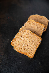 bread cereals bran wheat no yeast useful supplements durum meal snack on the table copy space food background 
