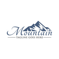 mountain concept logo icon vector template.