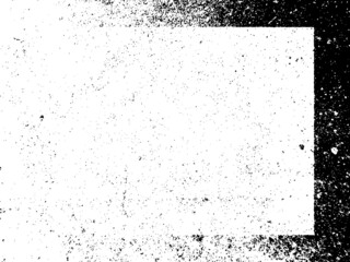 Texture black and white, abstract background grunge frame overlay effect