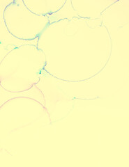 Wedding Invite Template. Yellow Pastel Flow
