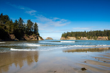 Sunset beach near Cape Arago