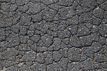 Cracked and abstract grunge texture. Aged material surface backdrop. Weathered effect pattern. Old and dirty background.
