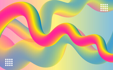 Abstract Colorful Liquid Background
