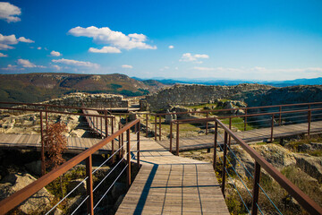 bridge over the river in the mountains-Perperikon 