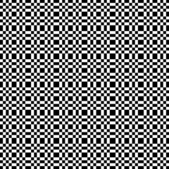 Abstract seamless geometric checked pattern and texture.