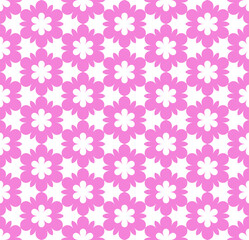 Abstract seamless pink floral pattern and texture.