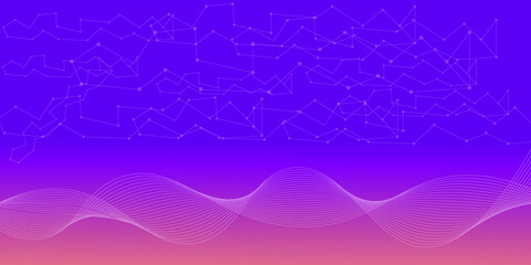 abstract blue background with shapes