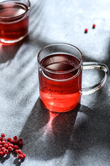 red berry tea with currants