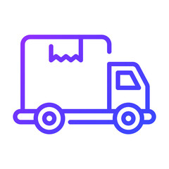 inventory management outline icon, business and finance icon.