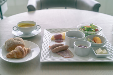 coffee and croissant