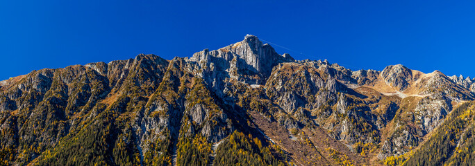 Le Brévent is a mountain of Haute-Savoie, France. The Aiguilles Rouges range of the French Prealps...