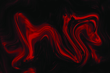 Vector red and black abstract background fluidity