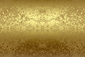 Golden Abstract  decorative paper texture  background  for  artwork  - Illustration