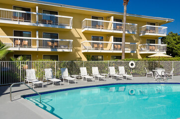 resort with pool at luxury hotel