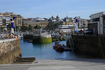 Naklejka premium Fischerhafen von San Sebastián