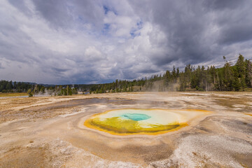 Chromatic Spring, Old Faithful Basin, Yellowstone National Park