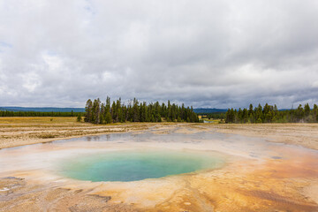 Chromatic Spring, Old Faithful Basin, Yellowstone National Park