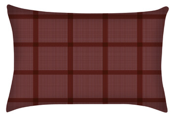 Cushion and Pillow modern pattern isolated on white canvas with high resolution texture
