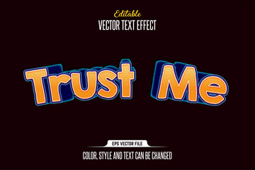 Trust Me Text Effect