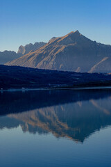 Lago di Santa Croce, Belluno, Italy