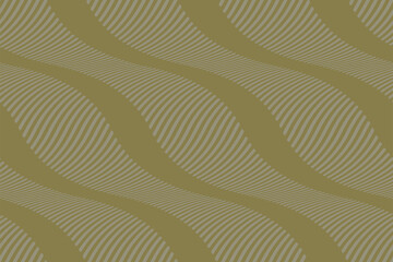 Full Seamless Background with waves lines Vector. Brown texture with vertical wave lines. Vertical lines design for fashion and decor fabric print.