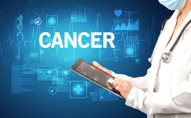 young doctor writing down notes