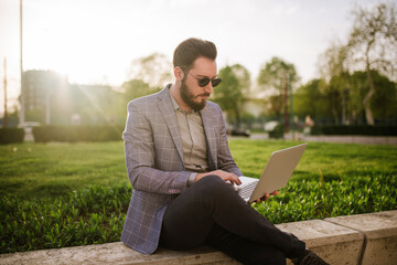 Portrait of a young business man