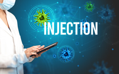 doctor prescribes a prescription concept