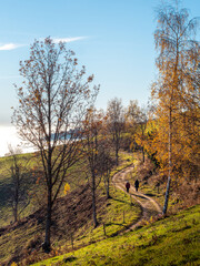 Unterwegs unterhalb des Zeller Blauen im Schwarzwald
