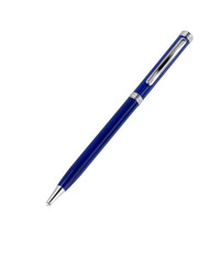Metal Blue pen isolated
