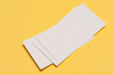 black Notepad business cards Coffee Space office business