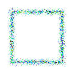 Shiny blue photo frame. Abstract background. Design element. eps 10