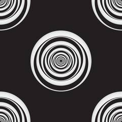 3D Spiral Striped Seamless Background abstract