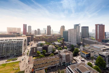 Wandaufkleber Stadtzentrum von Rotterdam, Niederlande © Sebastian Grote