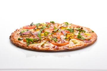 Pizza on White Background