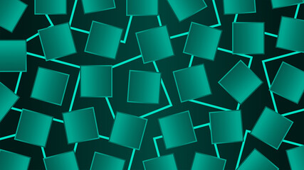 Gradient green black color shapes abstract background