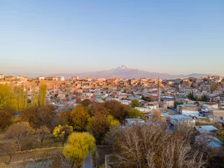 Foto op Canvas View of Kayseri incesu district with Erciyes Mount background © attraction art