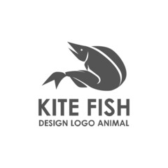 sea Animals Vector Logo Design,Kite Fish