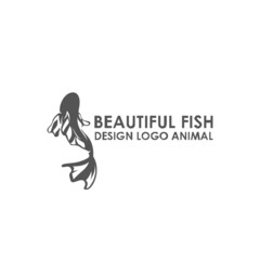 Ornamental Fish Vector Logo Design