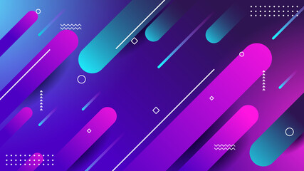 Abstract Minimal geometric background. Dynamic shapes composition. EPS10 Vector design