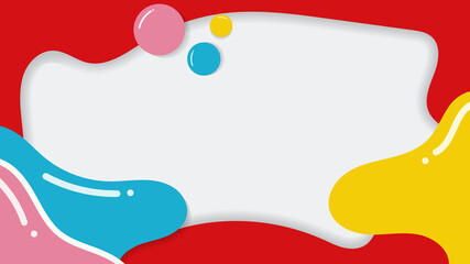 Abstract Liquid colors background design. Fluid gradient shapes composition. Futuristic design background. Vector EPS10