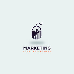 Finance chart with arrow logo icon vector template