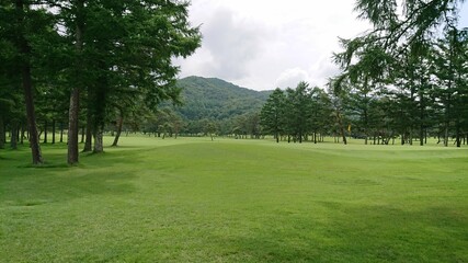 Fototapeta na wymiar 軽井沢72ゴルフ場